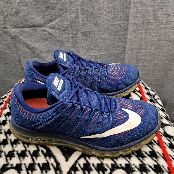 %Size 14 Men Nike Air Max 2016 Blue 806771-411 A6 main image 13